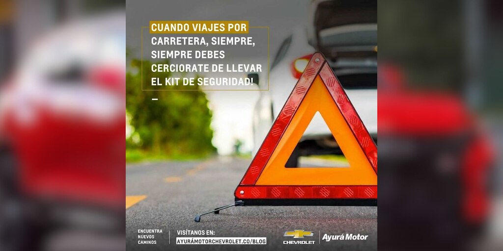 Imagen de un kit de emergencia vial