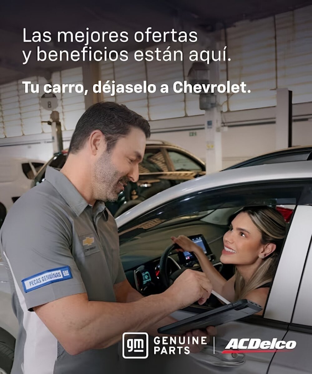 Oferta de posventa en Chevrolet Ayurá motor con descuentos y servicios exclusivos.