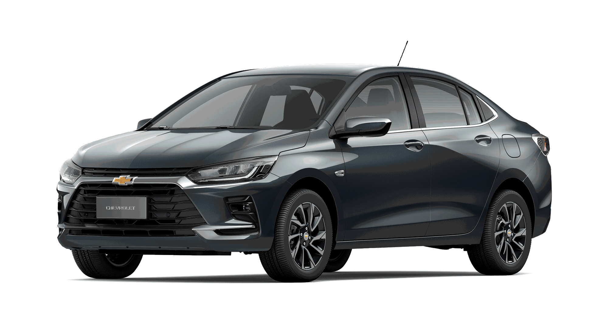 Chevrolet Onix Sedán 2026 Premier AT color Gris Dragón