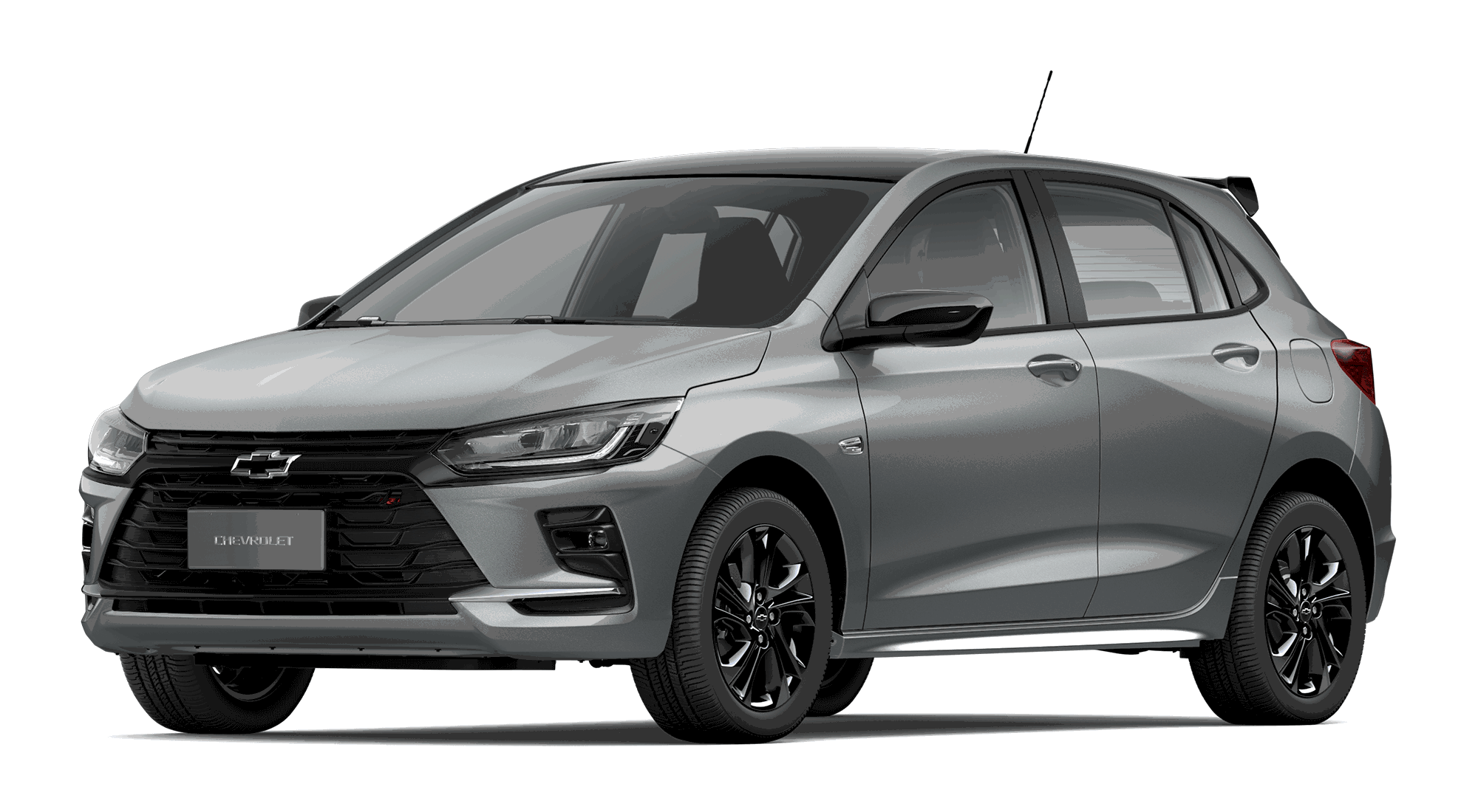 Chevrolet Onix 2026 en color Gris Plata Tiburón
