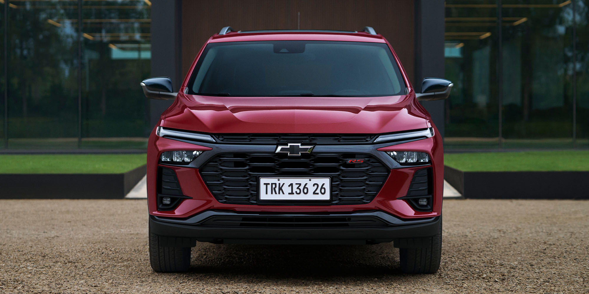 Vista frontal de la Chevrolet Tracker RS