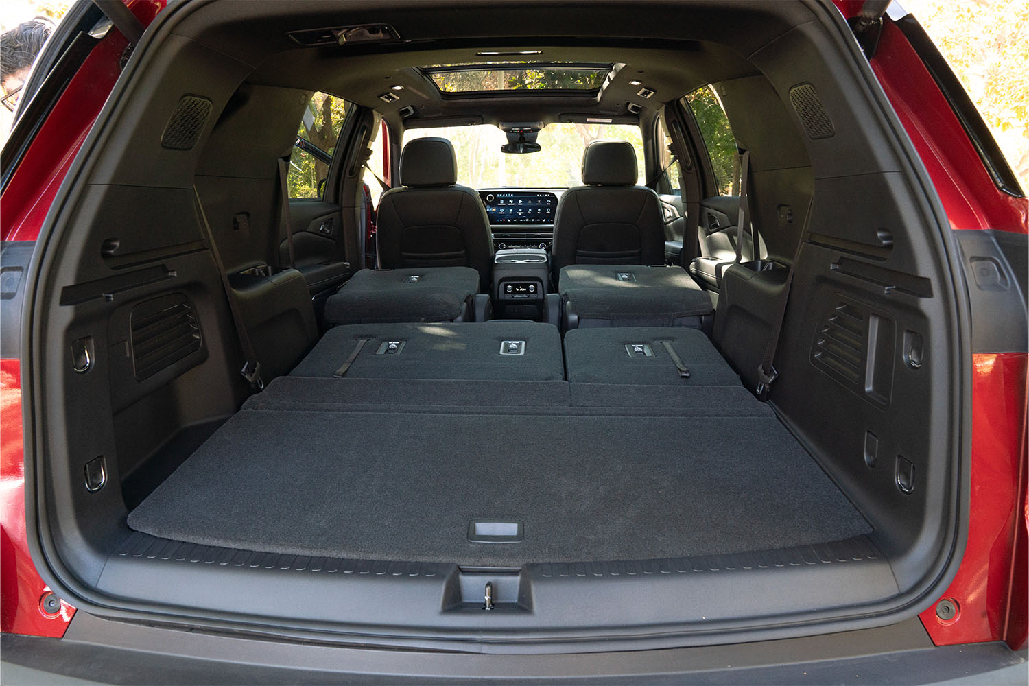 Espacio extraordinario en el interior de la Chevrolet Traverse.