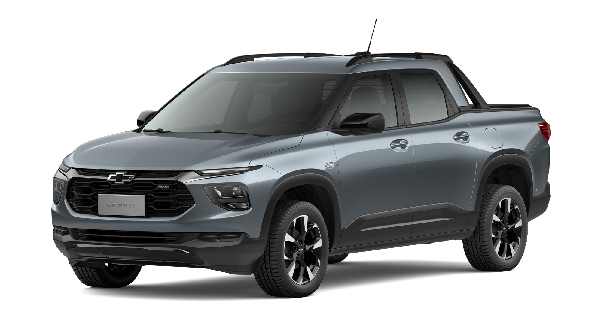 Chevrolet Montana RS color gris rush